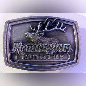 Vintage Remington Country "Bugling Elk" Belt Buckle, Bergamot 1989 USA